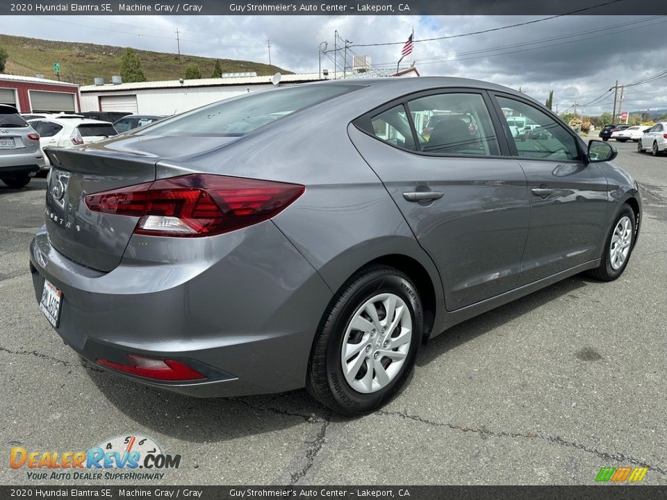 2020 Hyundai Elantra SE Machine Gray / Gray Photo #6