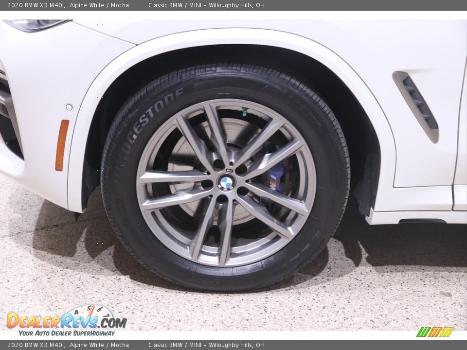 2020 BMW X3 M40i Alpine White / Mocha Photo #24
