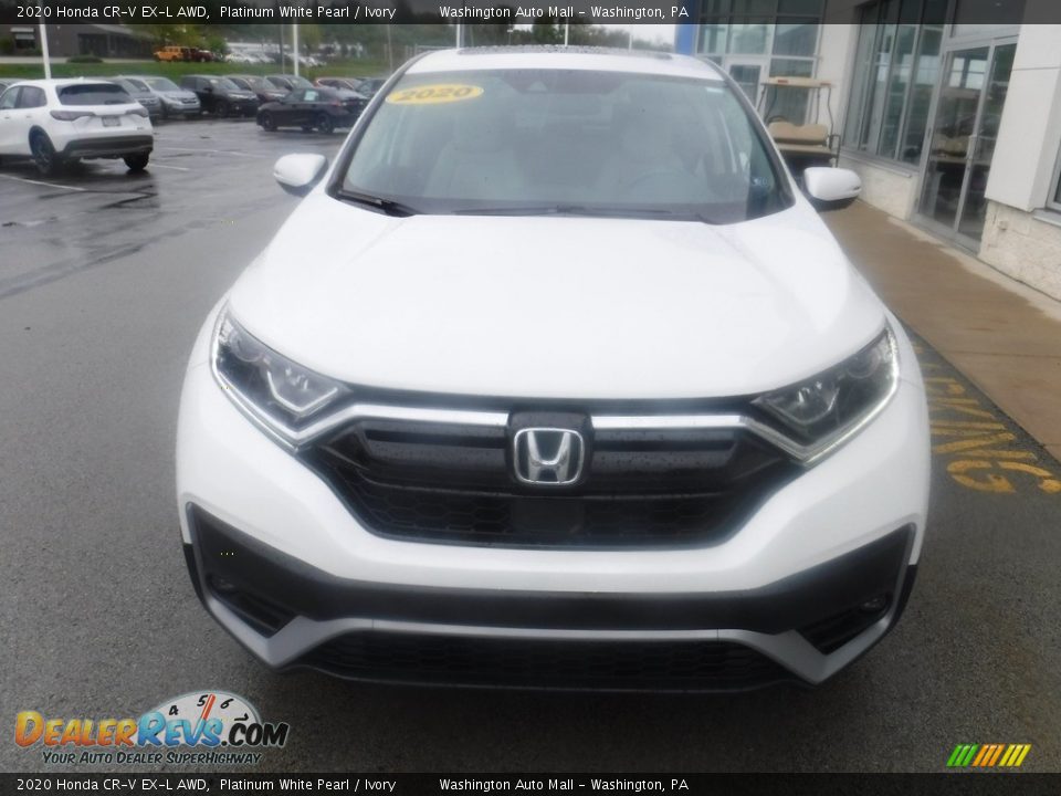 2020 Honda CR-V EX-L AWD Platinum White Pearl / Ivory Photo #5