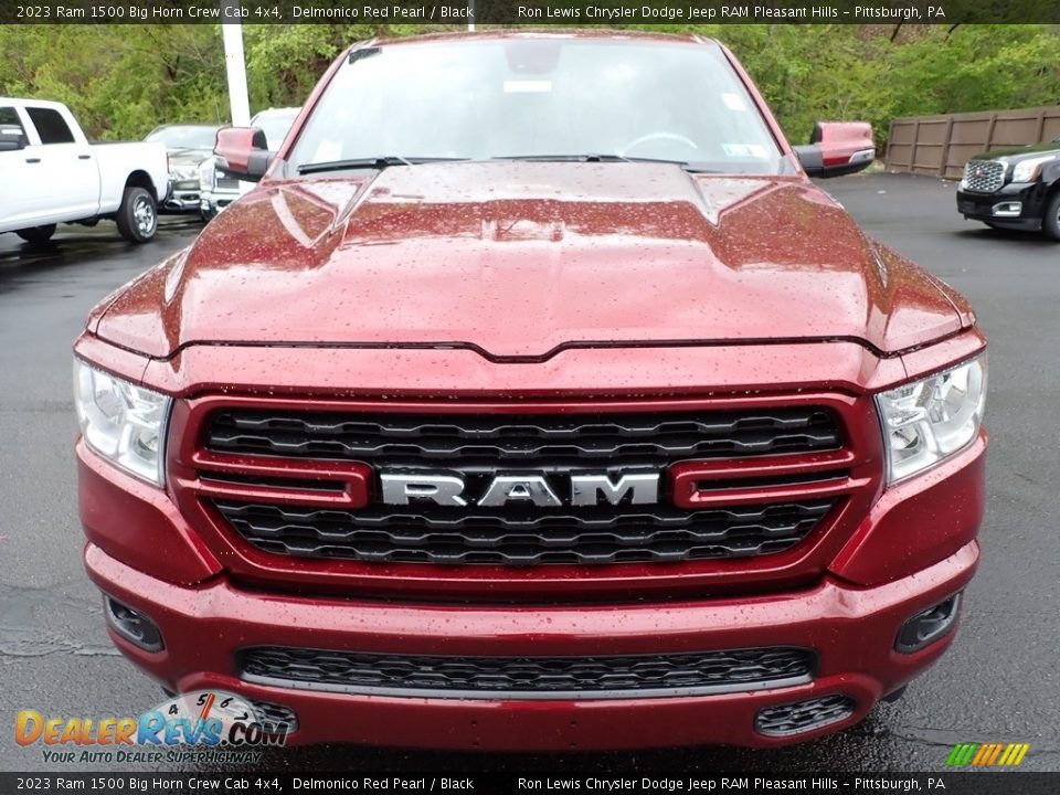 2023 Ram 1500 Big Horn Crew Cab 4x4 Delmonico Red Pearl / Black Photo #9