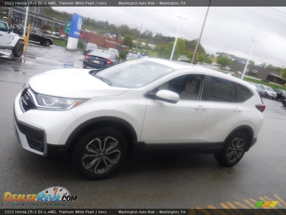 2020 Honda CR-V EX-L AWD Platinum White Pearl / Ivory Photo #7