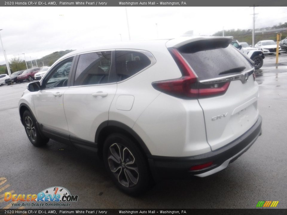 2020 Honda CR-V EX-L AWD Platinum White Pearl / Ivory Photo #8