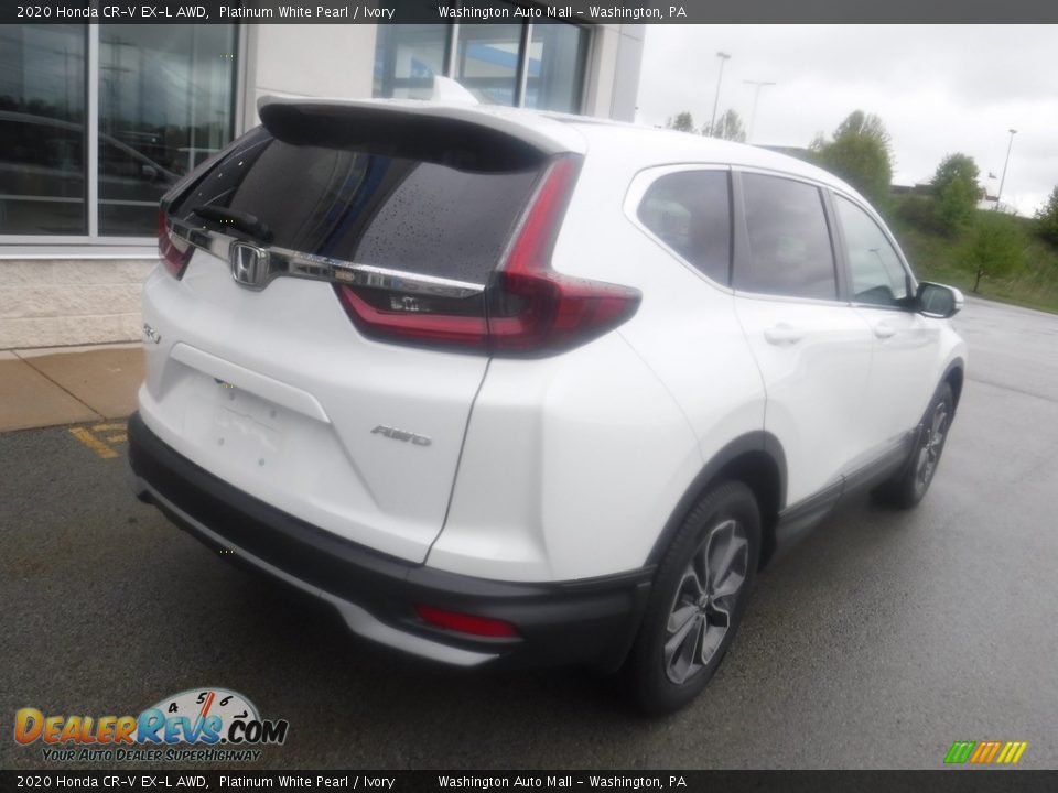 2020 Honda CR-V EX-L AWD Platinum White Pearl / Ivory Photo #10