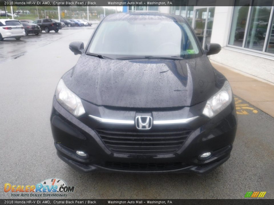 2018 Honda HR-V EX AWD Crystal Black Pearl / Black Photo #5