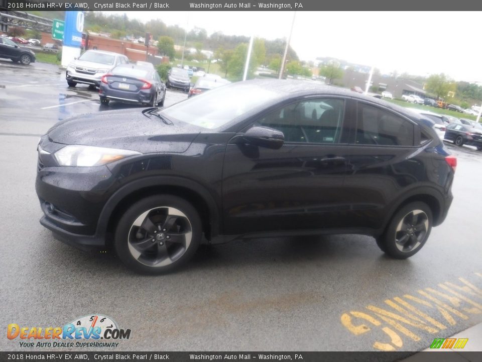 2018 Honda HR-V EX AWD Crystal Black Pearl / Black Photo #7