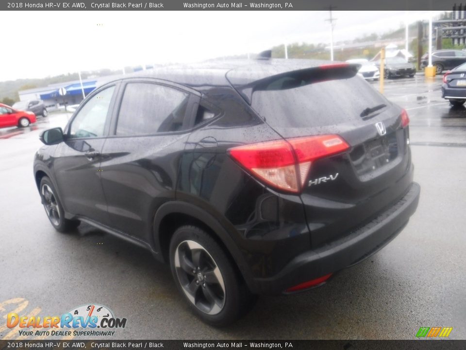 2018 Honda HR-V EX AWD Crystal Black Pearl / Black Photo #8