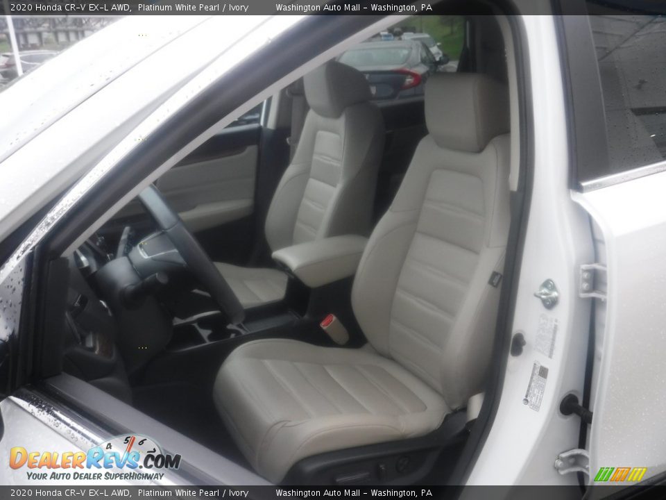 2020 Honda CR-V EX-L AWD Platinum White Pearl / Ivory Photo #17