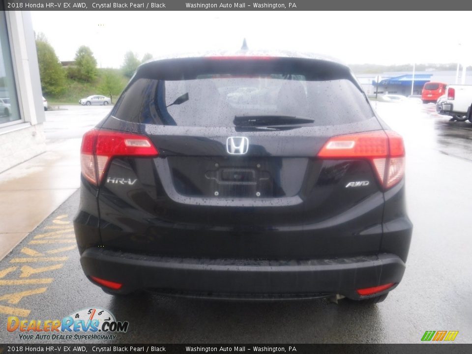 2018 Honda HR-V EX AWD Crystal Black Pearl / Black Photo #9