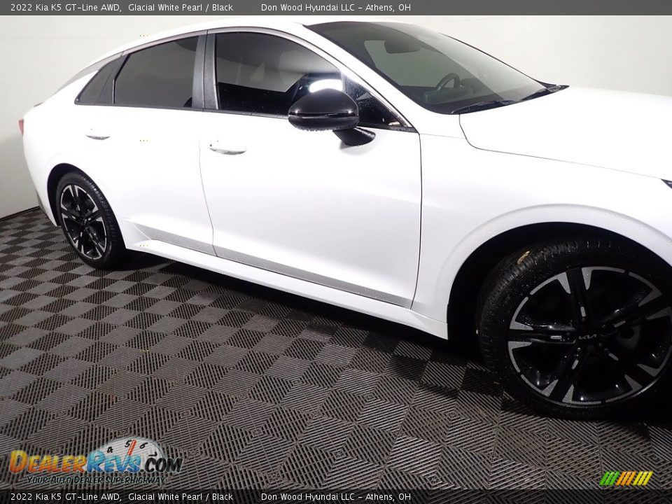 2022 Kia K5 GT-Line AWD Glacial White Pearl / Black Photo #5