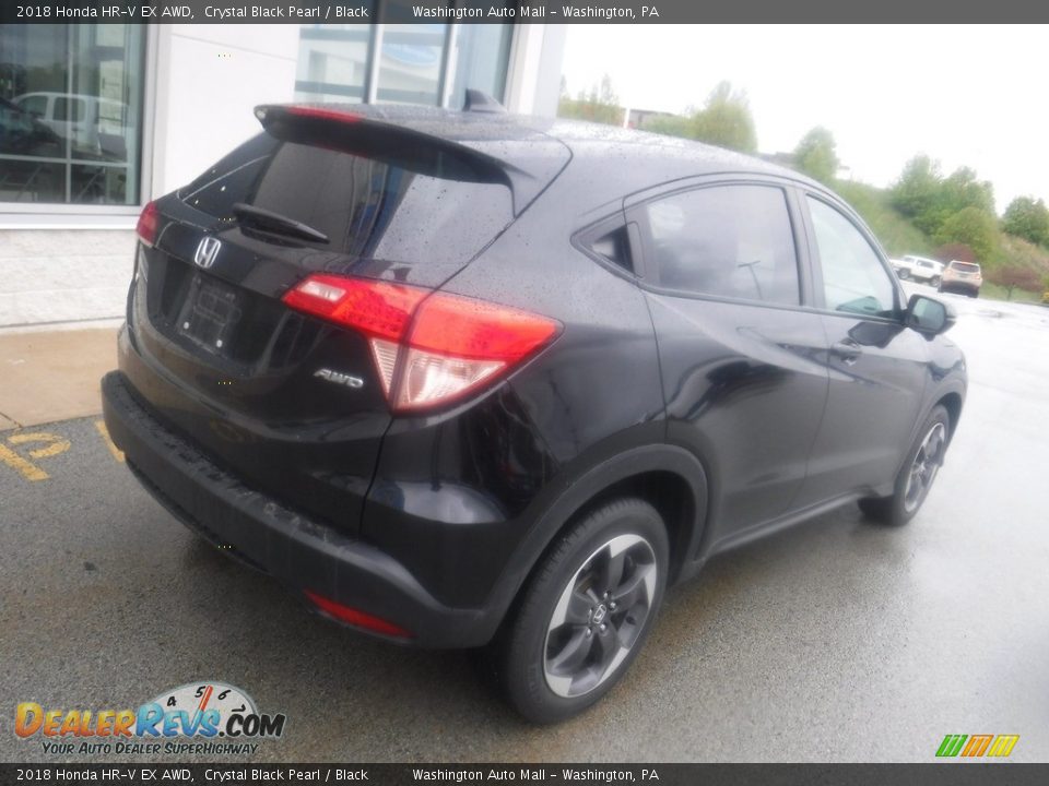 2018 Honda HR-V EX AWD Crystal Black Pearl / Black Photo #10