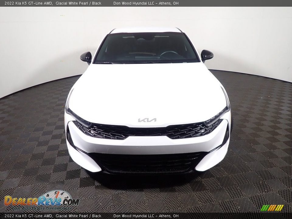 2022 Kia K5 GT-Line AWD Glacial White Pearl / Black Photo #6