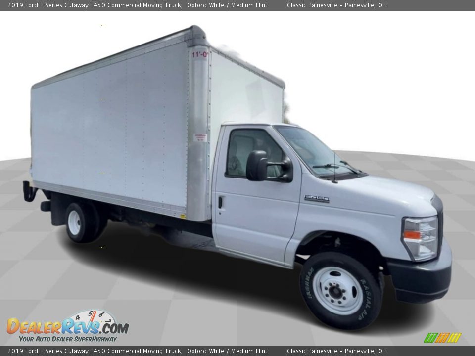 2019 Ford E Series Cutaway E450 Commercial Moving Truck Oxford White / Medium Flint Photo #2