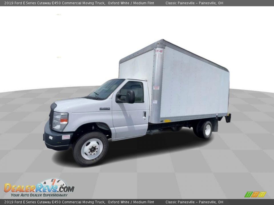 2019 Ford E Series Cutaway E450 Commercial Moving Truck Oxford White / Medium Flint Photo #4