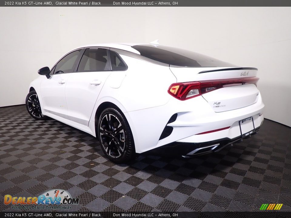 2022 Kia K5 GT-Line AWD Glacial White Pearl / Black Photo #12