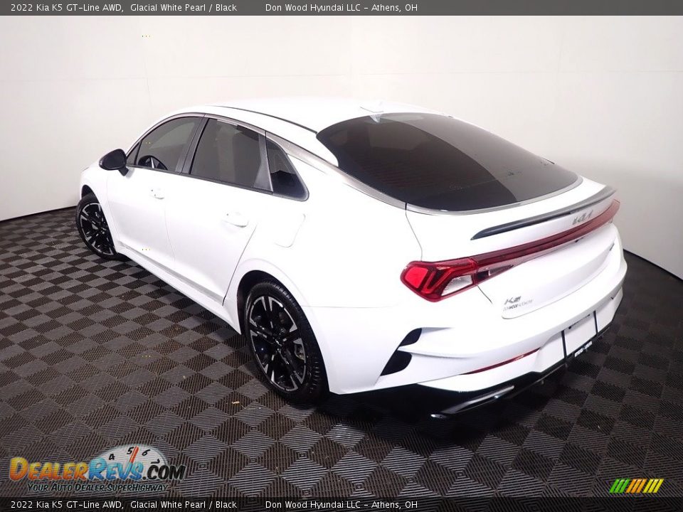 2022 Kia K5 GT-Line AWD Glacial White Pearl / Black Photo #13