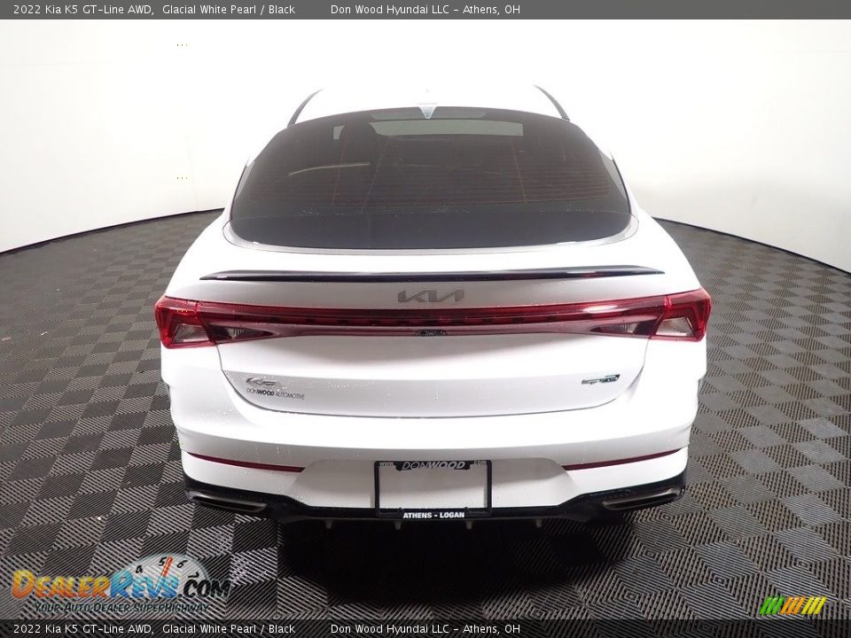 2022 Kia K5 GT-Line AWD Glacial White Pearl / Black Photo #14