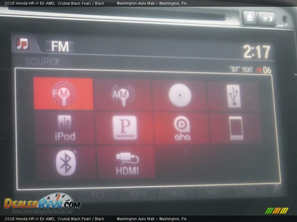 2018 Honda HR-V EX AWD Crystal Black Pearl / Black Photo #20