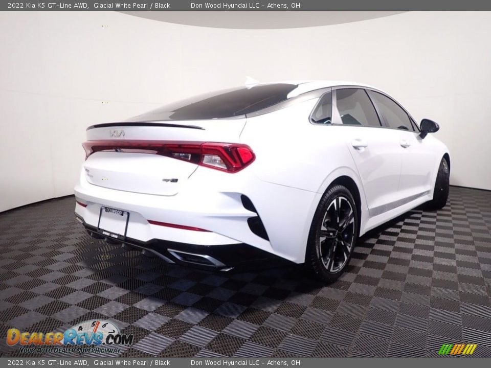 2022 Kia K5 GT-Line AWD Glacial White Pearl / Black Photo #17