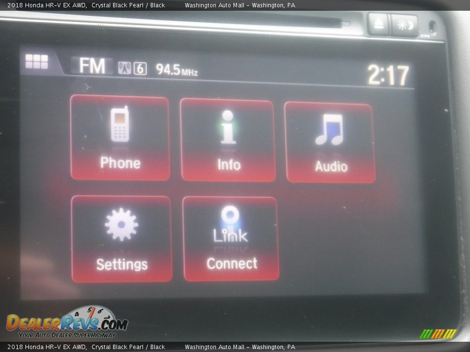 2018 Honda HR-V EX AWD Crystal Black Pearl / Black Photo #21