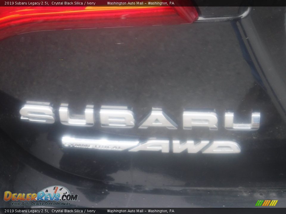 2019 Subaru Legacy 2.5i Crystal Black Silica / Ivory Photo #10