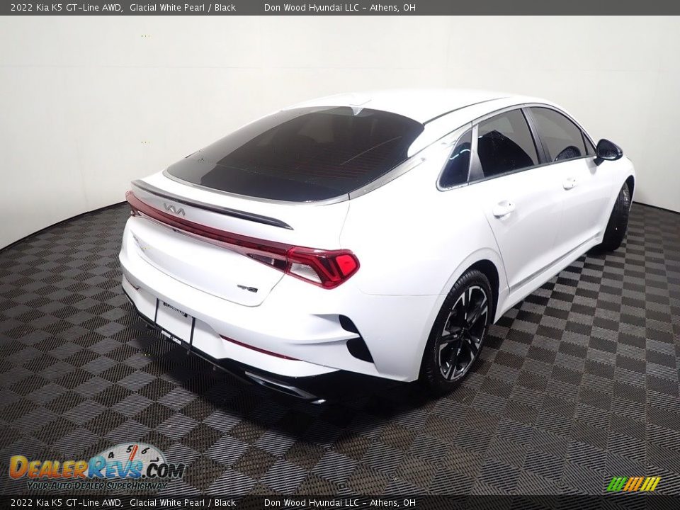 2022 Kia K5 GT-Line AWD Glacial White Pearl / Black Photo #18