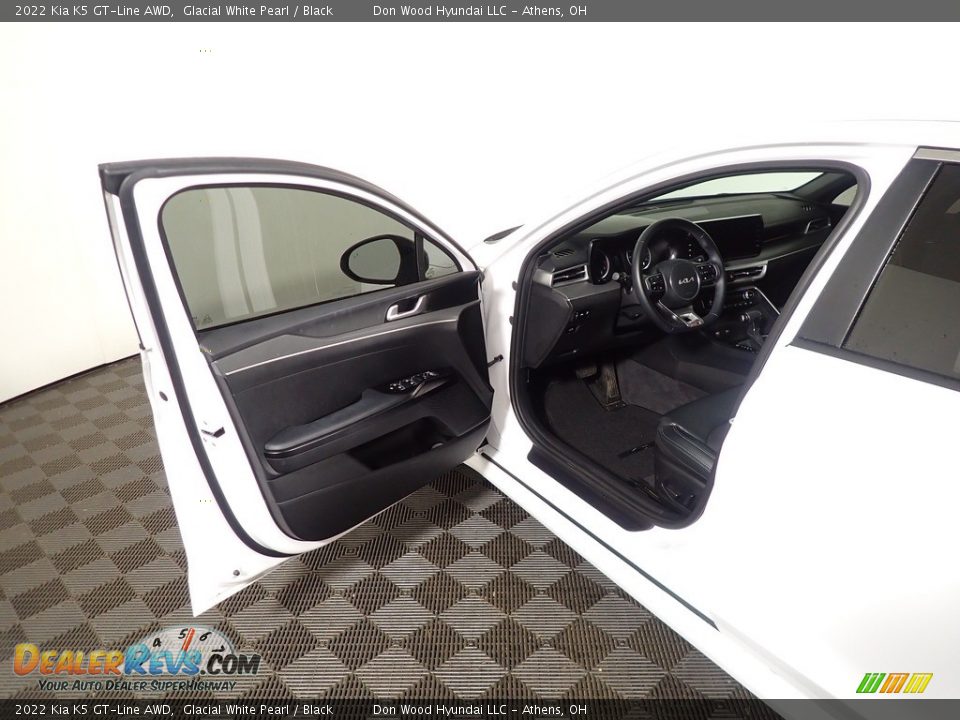 2022 Kia K5 GT-Line AWD Glacial White Pearl / Black Photo #19