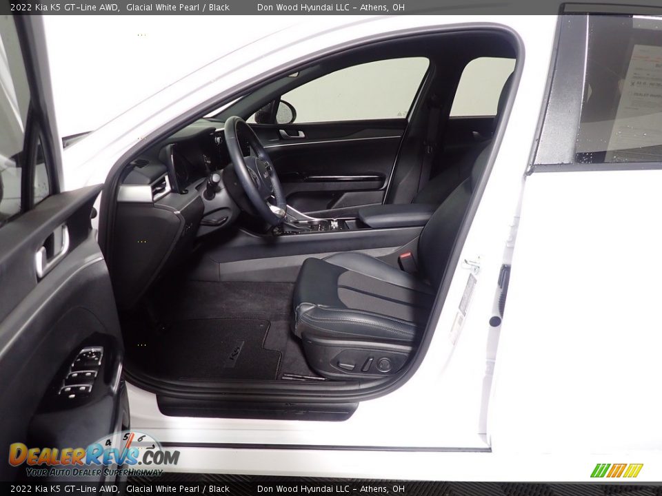 2022 Kia K5 GT-Line AWD Glacial White Pearl / Black Photo #21