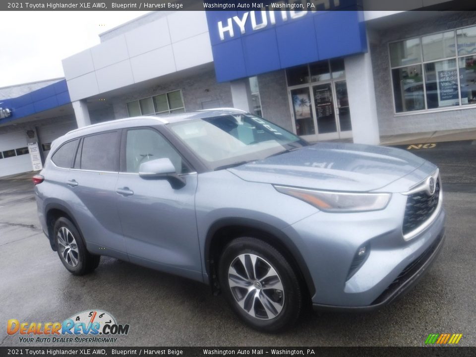 2021 Toyota Highlander XLE AWD Blueprint / Harvest Beige Photo #1