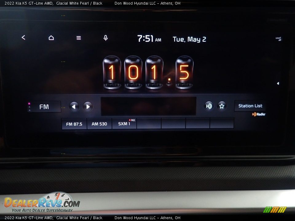 2022 Kia K5 GT-Line AWD Glacial White Pearl / Black Photo #25