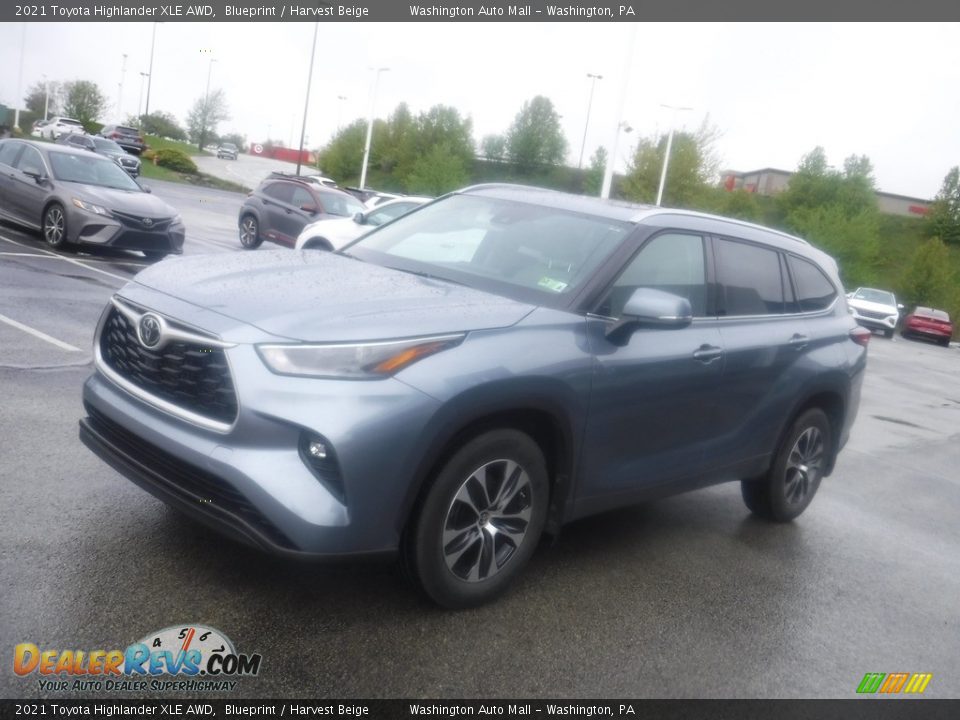 2021 Toyota Highlander XLE AWD Blueprint / Harvest Beige Photo #6