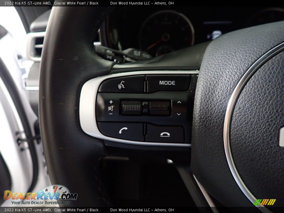 2022 Kia K5 GT-Line AWD Glacial White Pearl / Black Photo #28