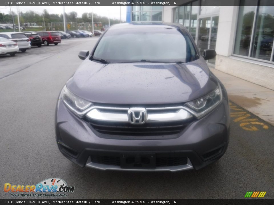 2018 Honda CR-V LX AWD Modern Steel Metallic / Black Photo #4