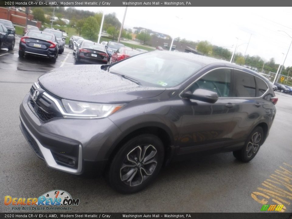 2020 Honda CR-V EX-L AWD Modern Steel Metallic / Gray Photo #6