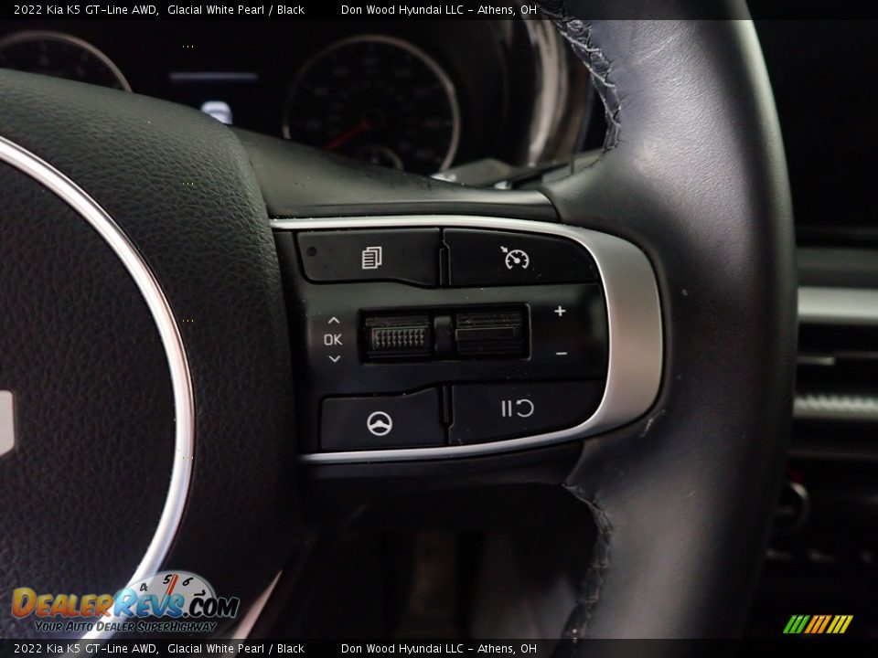 2022 Kia K5 GT-Line AWD Glacial White Pearl / Black Photo #29