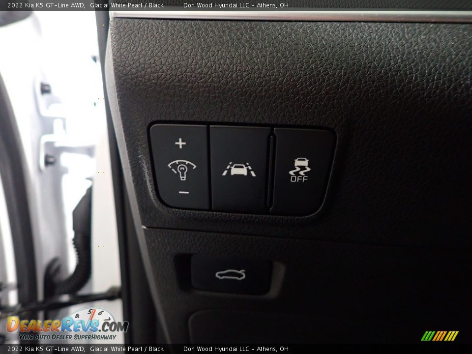 2022 Kia K5 GT-Line AWD Glacial White Pearl / Black Photo #30