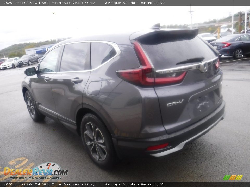 2020 Honda CR-V EX-L AWD Modern Steel Metallic / Gray Photo #8