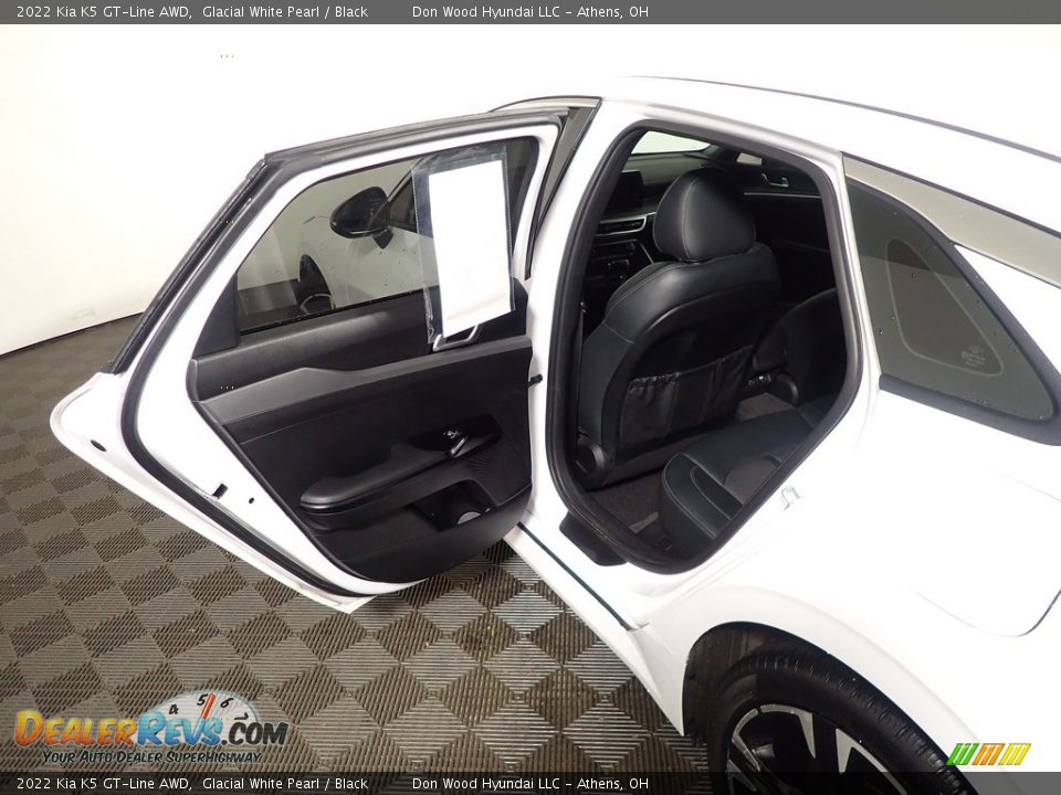 2022 Kia K5 GT-Line AWD Glacial White Pearl / Black Photo #33