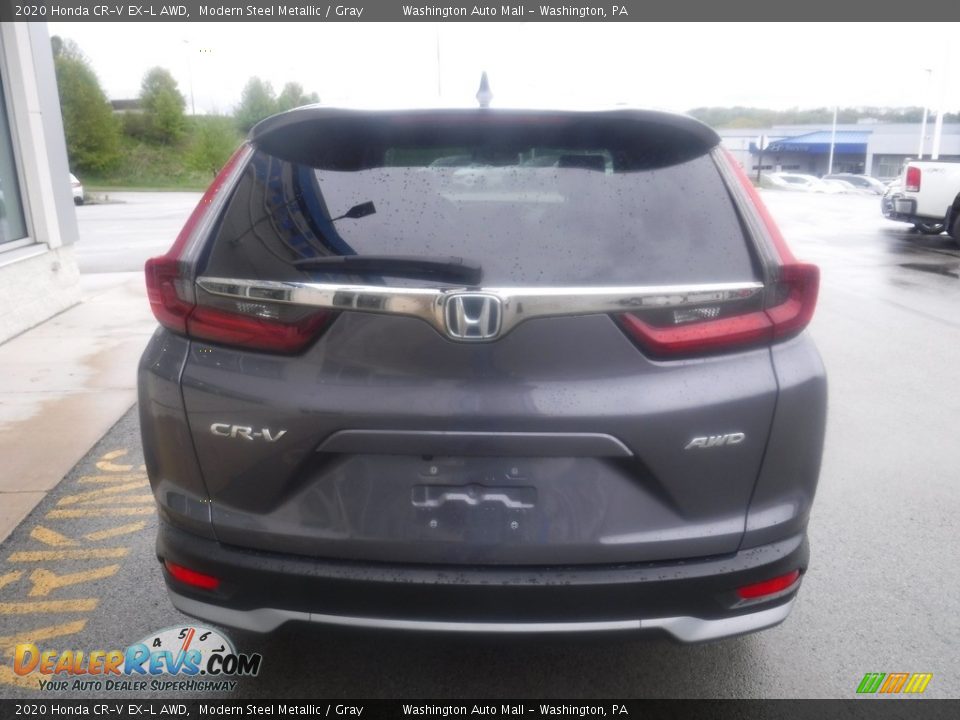 2020 Honda CR-V EX-L AWD Modern Steel Metallic / Gray Photo #10