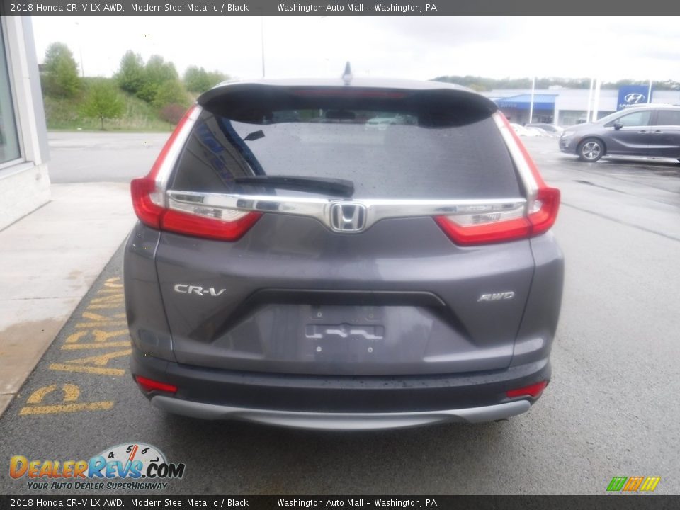 2018 Honda CR-V LX AWD Modern Steel Metallic / Black Photo #8