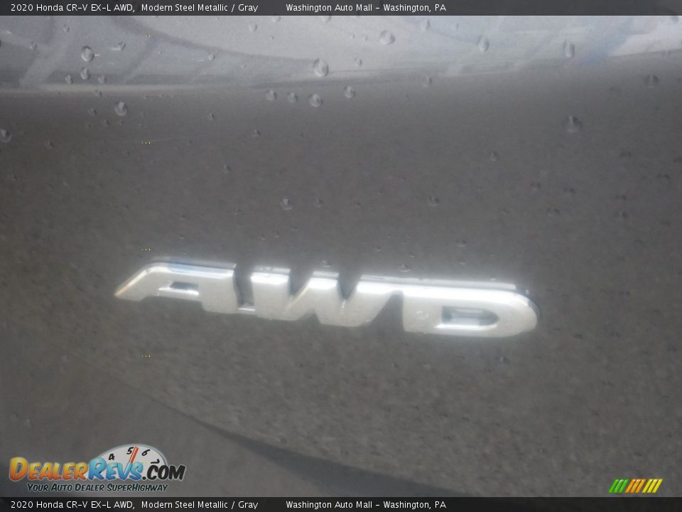2020 Honda CR-V EX-L AWD Modern Steel Metallic / Gray Photo #12
