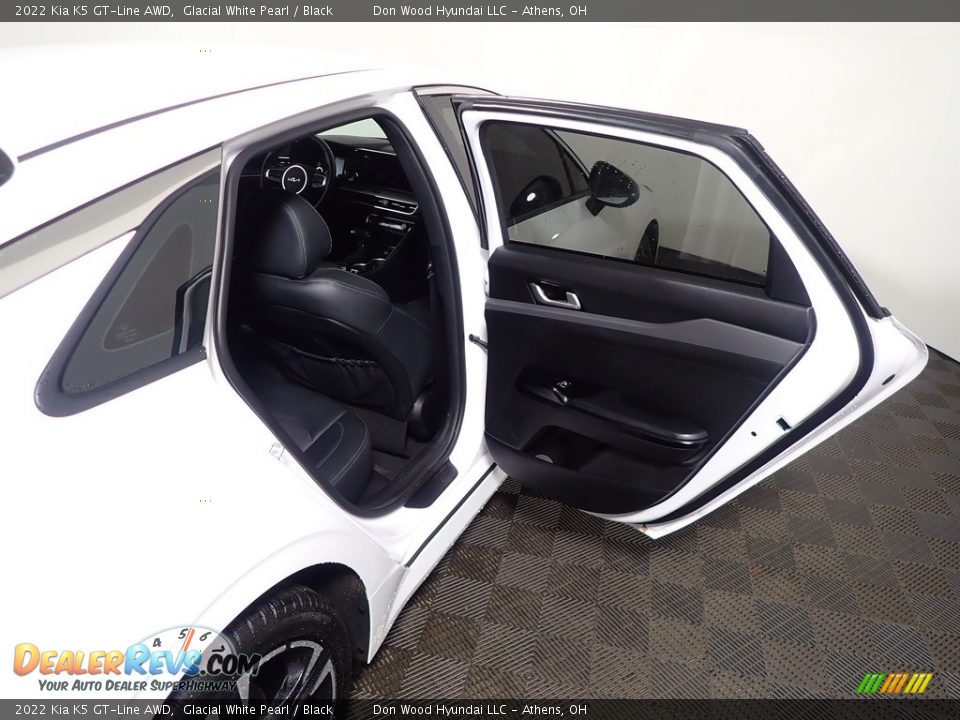 2022 Kia K5 GT-Line AWD Glacial White Pearl / Black Photo #35