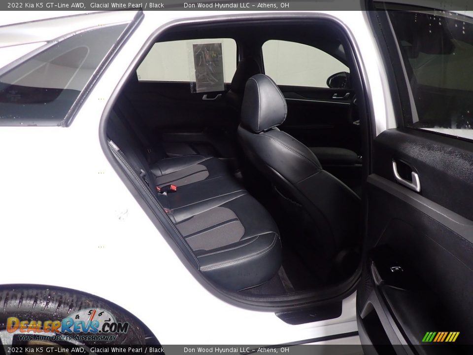 2022 Kia K5 GT-Line AWD Glacial White Pearl / Black Photo #36