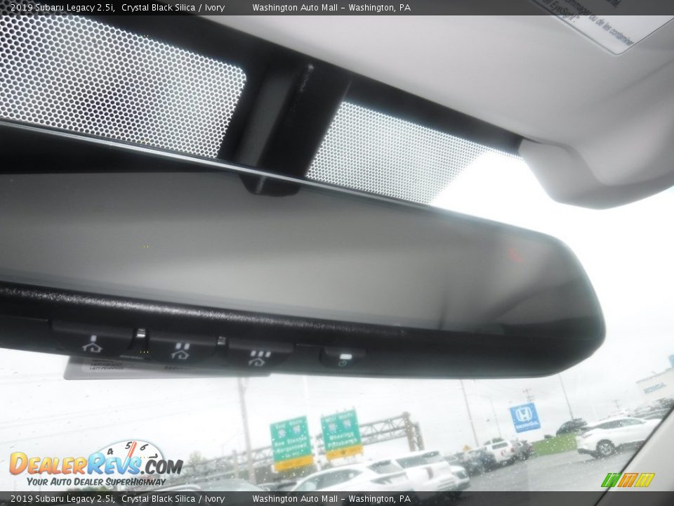 2019 Subaru Legacy 2.5i Crystal Black Silica / Ivory Photo #32