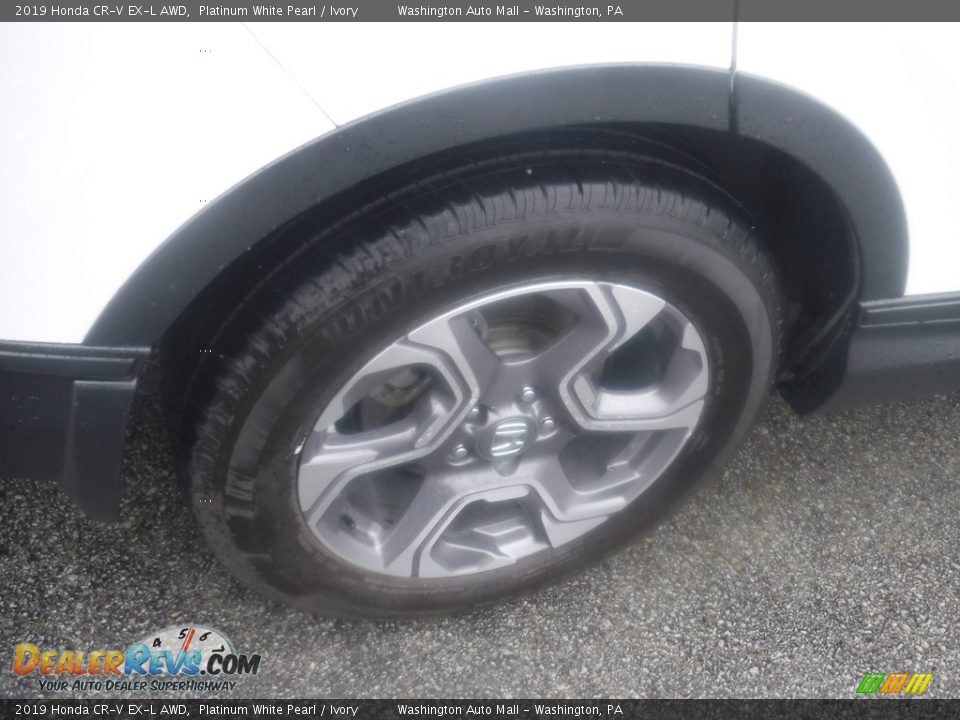 2019 Honda CR-V EX-L AWD Platinum White Pearl / Ivory Photo #4