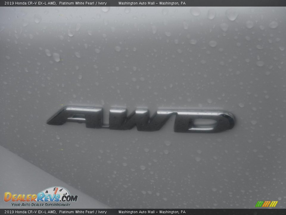 2019 Honda CR-V EX-L AWD Platinum White Pearl / Ivory Photo #11
