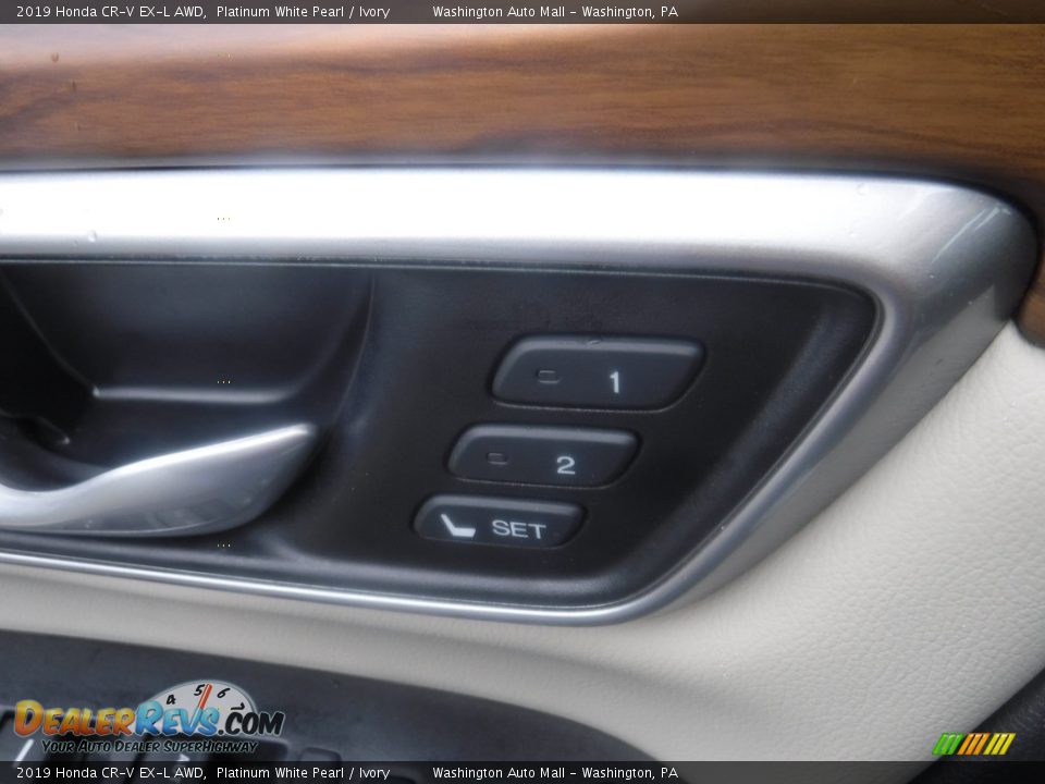 2019 Honda CR-V EX-L AWD Platinum White Pearl / Ivory Photo #14