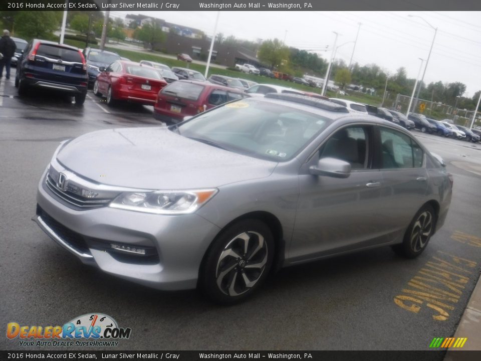 2016 Honda Accord EX Sedan Lunar Silver Metallic / Gray Photo #7