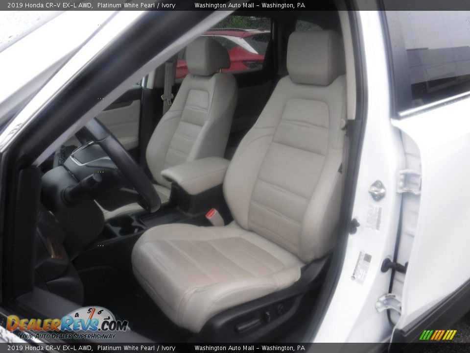 2019 Honda CR-V EX-L AWD Platinum White Pearl / Ivory Photo #16