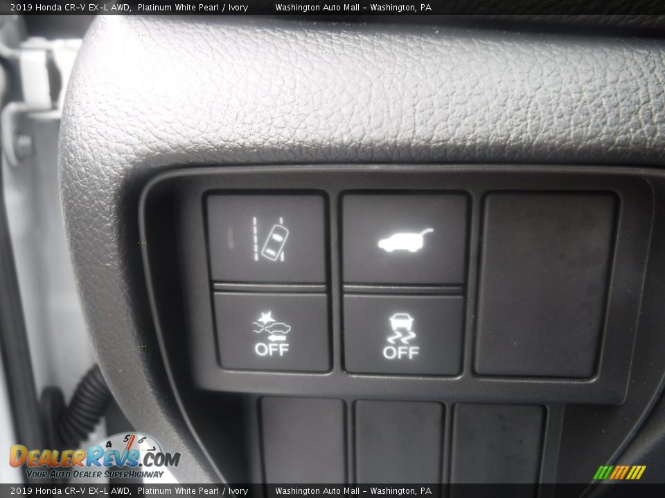 2019 Honda CR-V EX-L AWD Platinum White Pearl / Ivory Photo #18