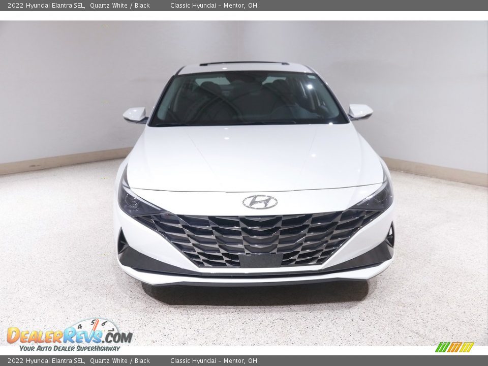 2022 Hyundai Elantra SEL Quartz White / Black Photo #2